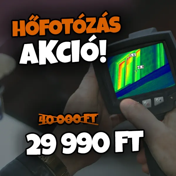 Hőkamerás épületdiagnosztika